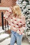 Christmas Sweater for Women Cute Merry Xmas Santa Holiday Pullover Crewneck Knit Sweatshirts Tops