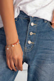 Solid Color Casual Buttons with Pockets Jeans