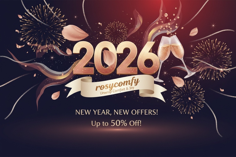 rosycomfy 新年促销海报
